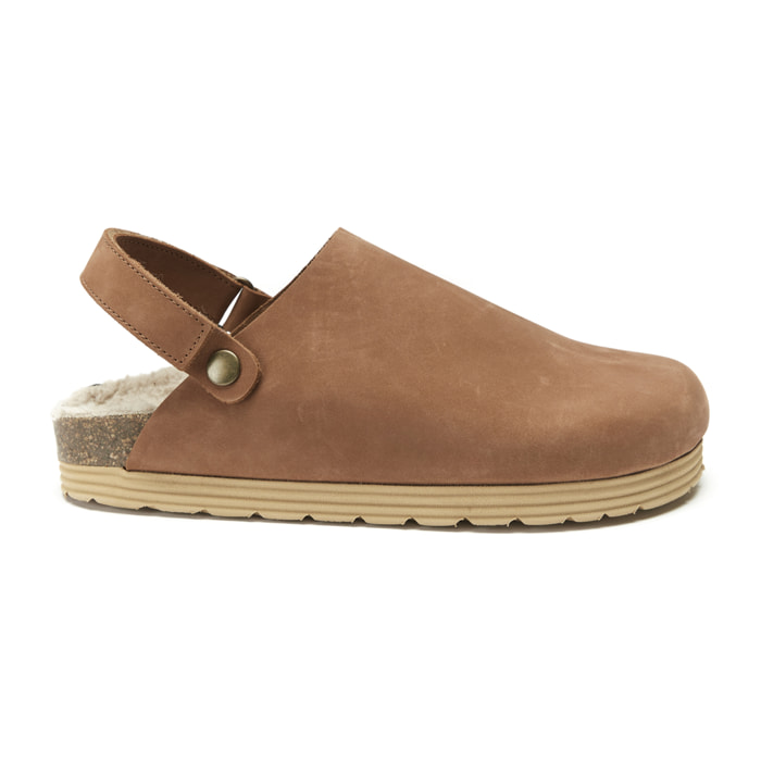Sabot Mandèl Nubuck Marrone