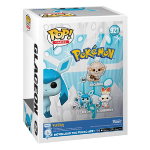 Pokemon Pop! Games Figure in Vinile Glaceon (Emea) 9 Cm Funko