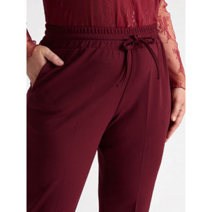 Fiorella Rubino - Pantalones joggers - Burgundy