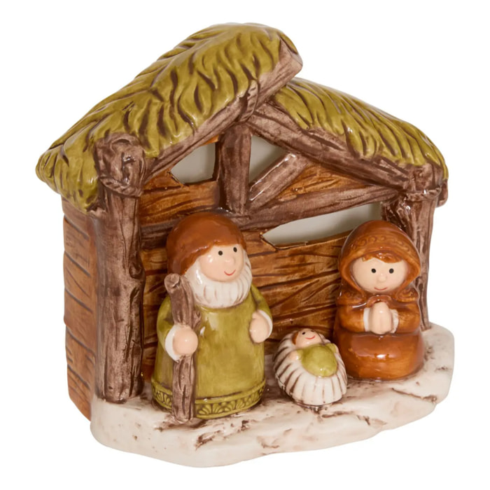 CRECHE DOLOMITE VERT H14.5