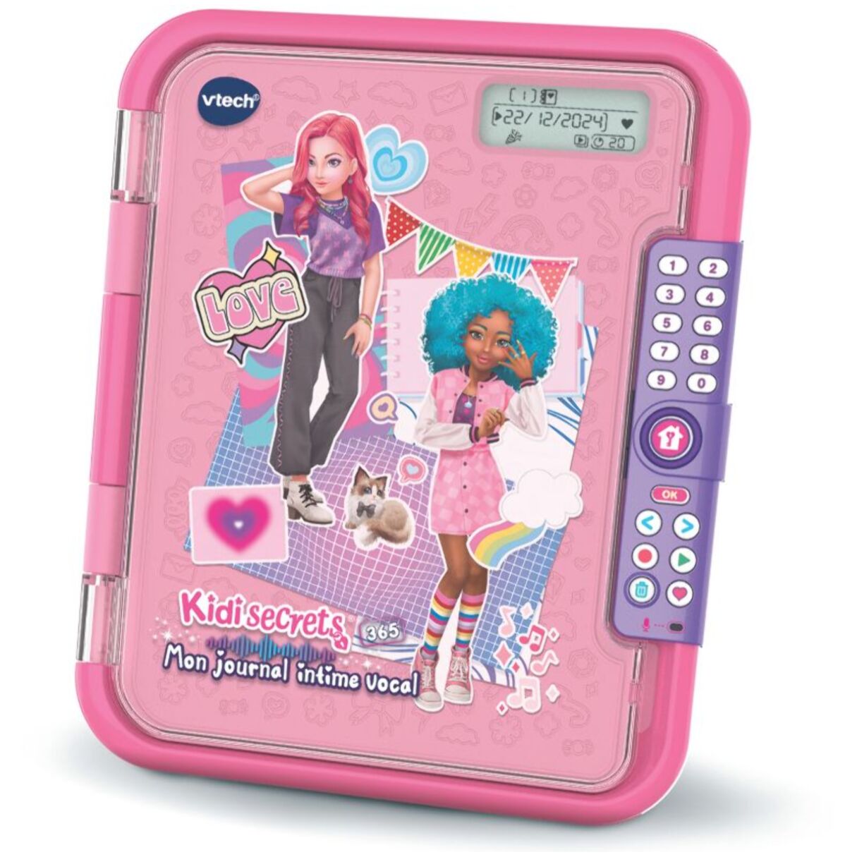Jeu éducatif VTECH KidiSecrets365-Mon journal intime vocal