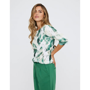 Camiseta Media Manga Estampada - Alcaniz