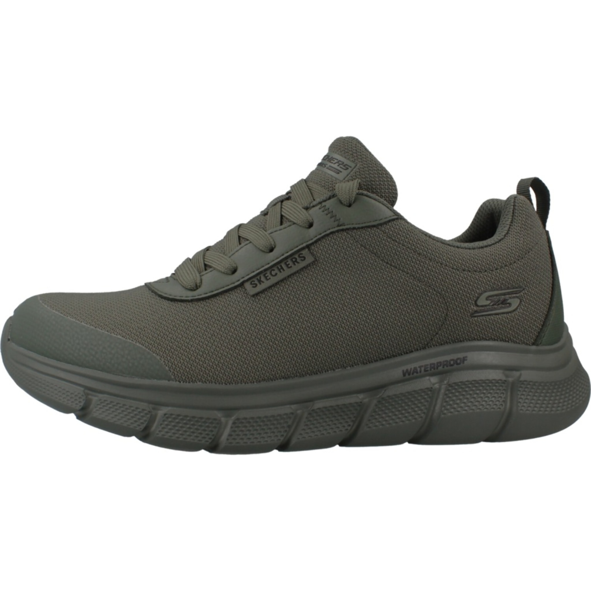 Sneakers De  Hombre Bobs B Flex - Rainy Edge Verde