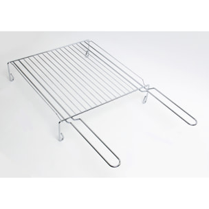 Grille sur pieds en acier chromé Somagic