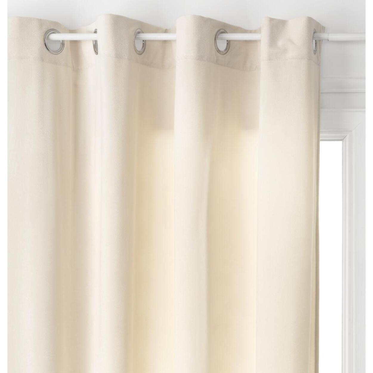 Rideau "Lilou" blanc ivoire 140x260cm