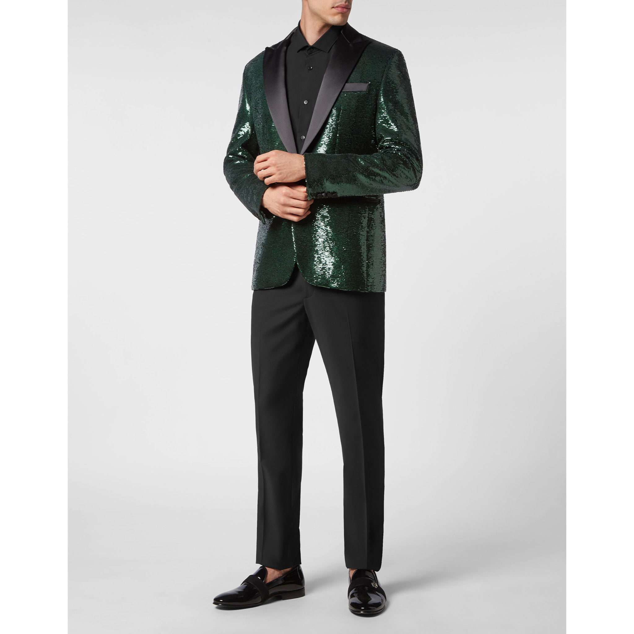 PHILIPP PLEIN One-Button Blazer Slim Fit