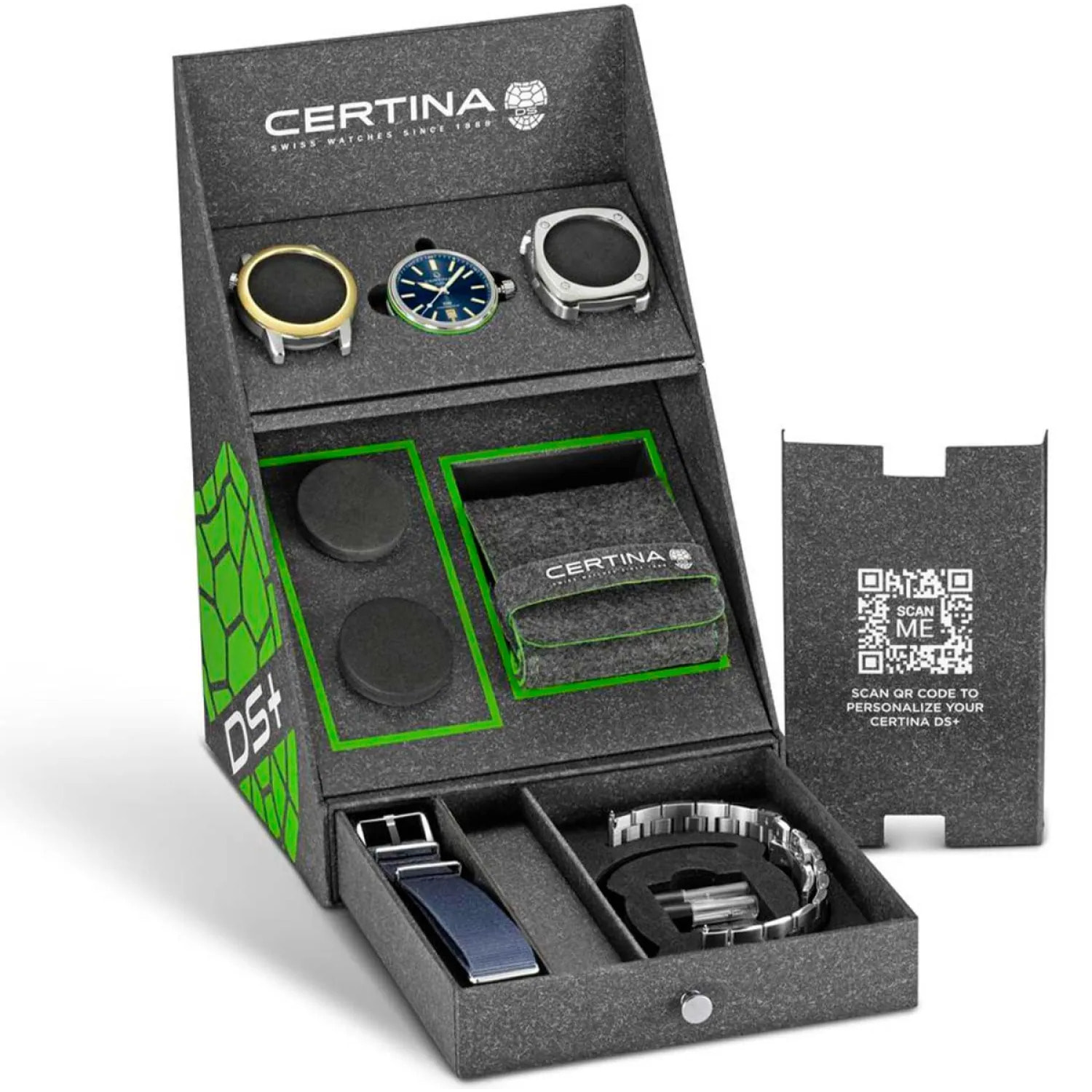 Reloj Certina C0414071904101 Hombre Analogico Automatico con Correa de Acero inoxidable