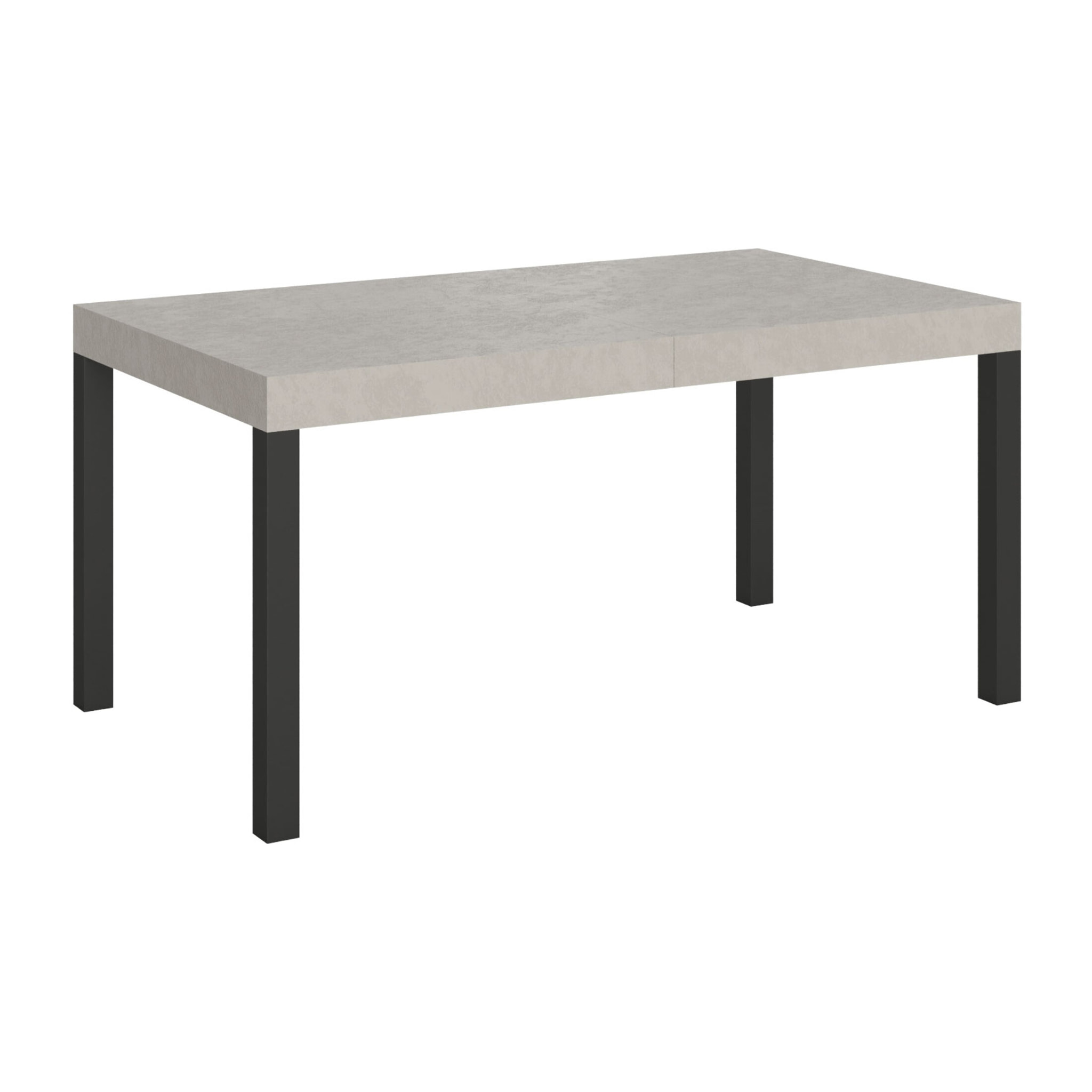 Tavolo allungabile 80x160/244 cm Everyday cashmere telaio Antracite
