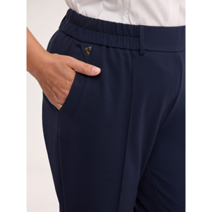 Fiorella Rubino - Pantaloni Jogger in Punto Milano - Blu