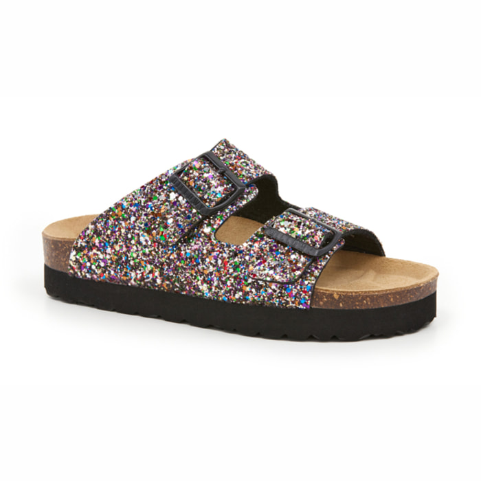 Sandalo con zeppa BILLOWY NERO