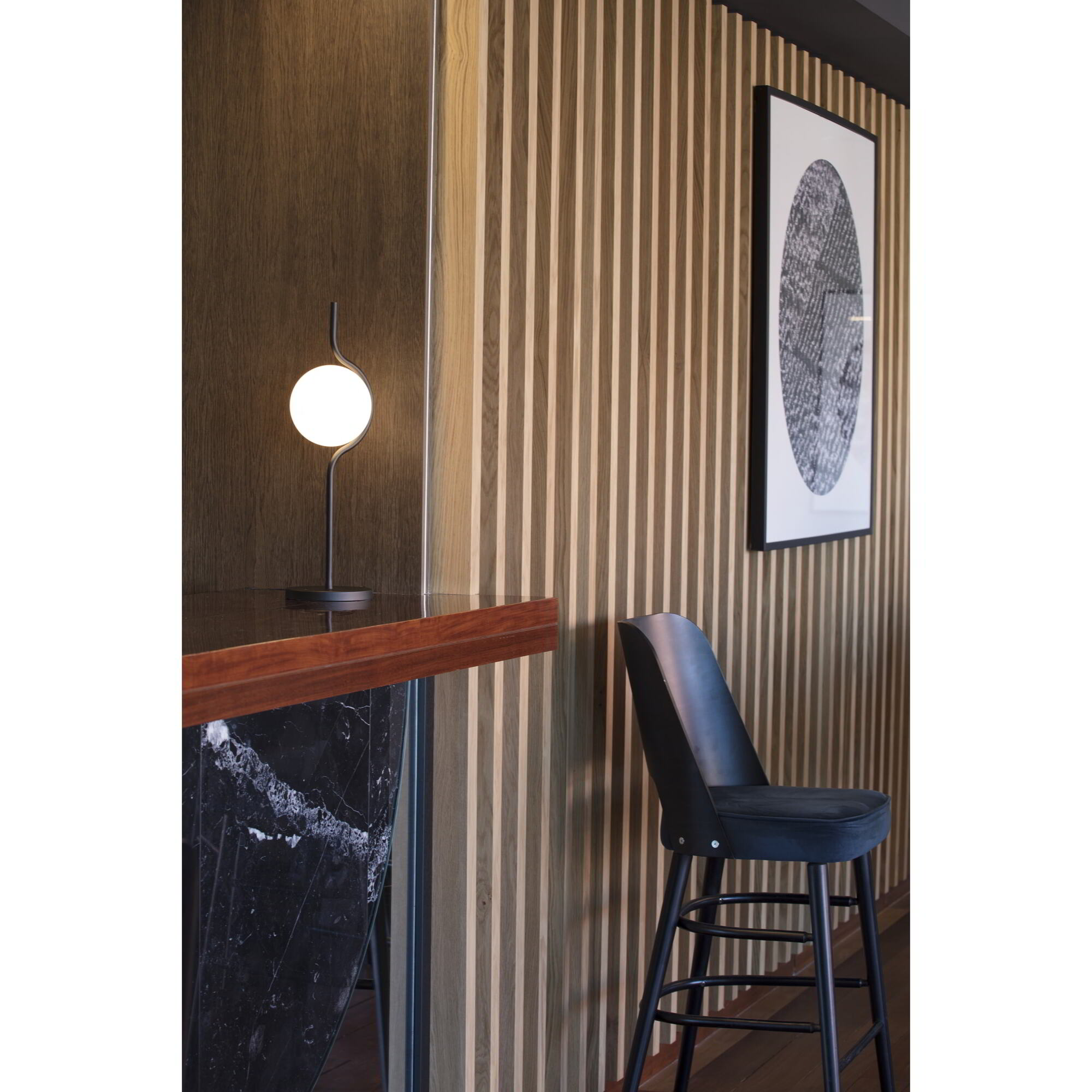 LE VITA Sobremesa dimable negro