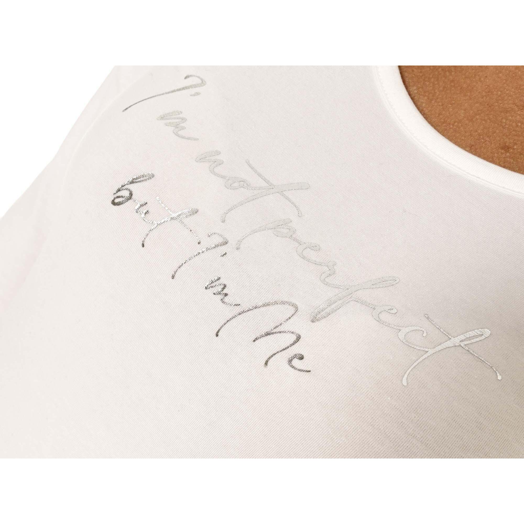 T-shirt donna a manica 3/4 in cotone elasticizzato Leone 1947 Braid