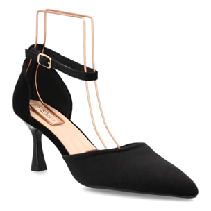 Zapato elegante con tiras aterciopelado
