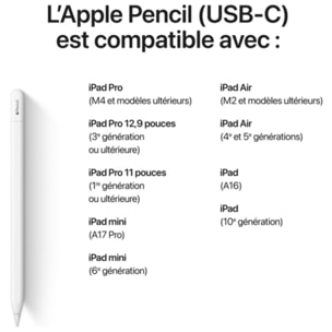 Stylet APPLE Pencil USB-C
