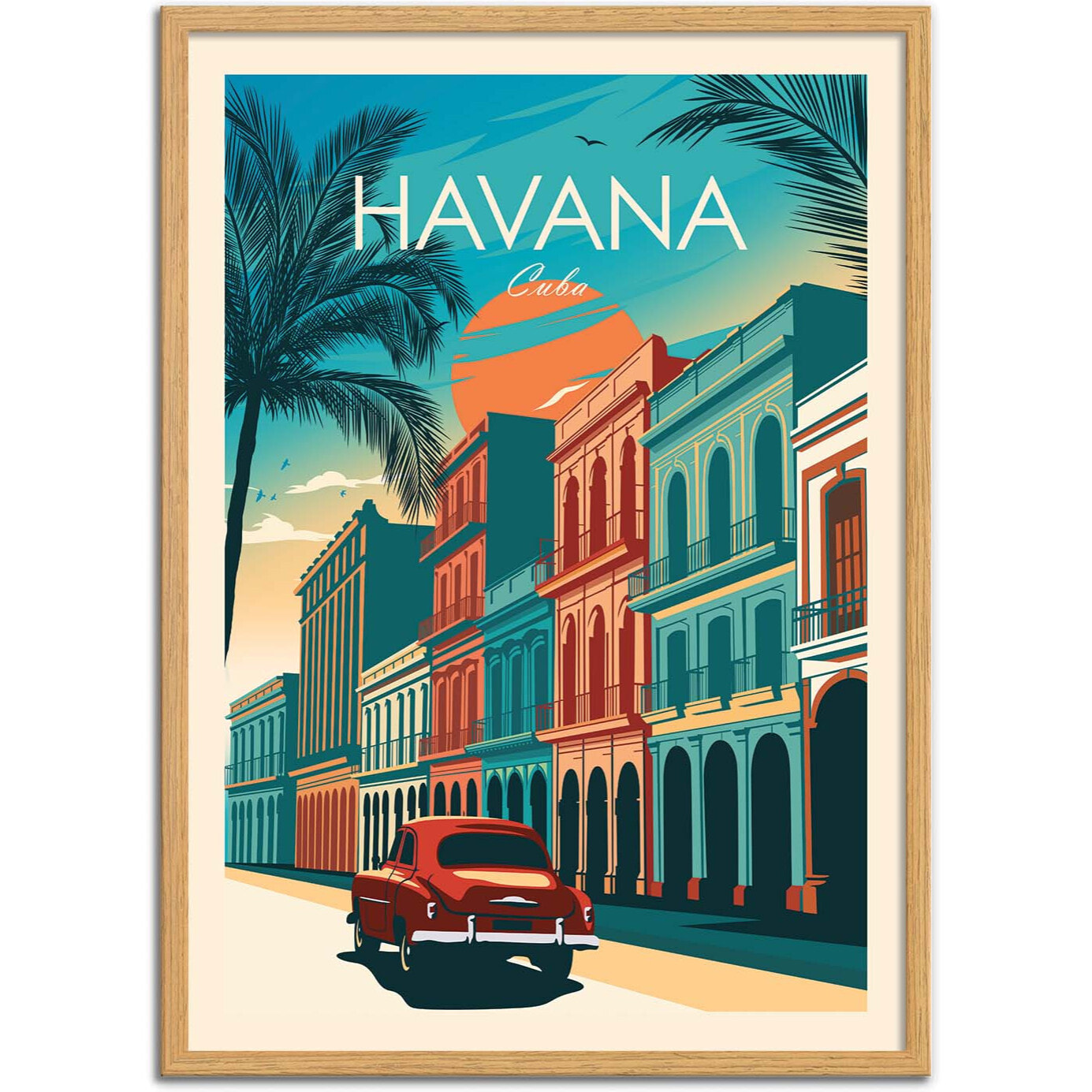 Affiche - Havana Cuba - Studio Inception