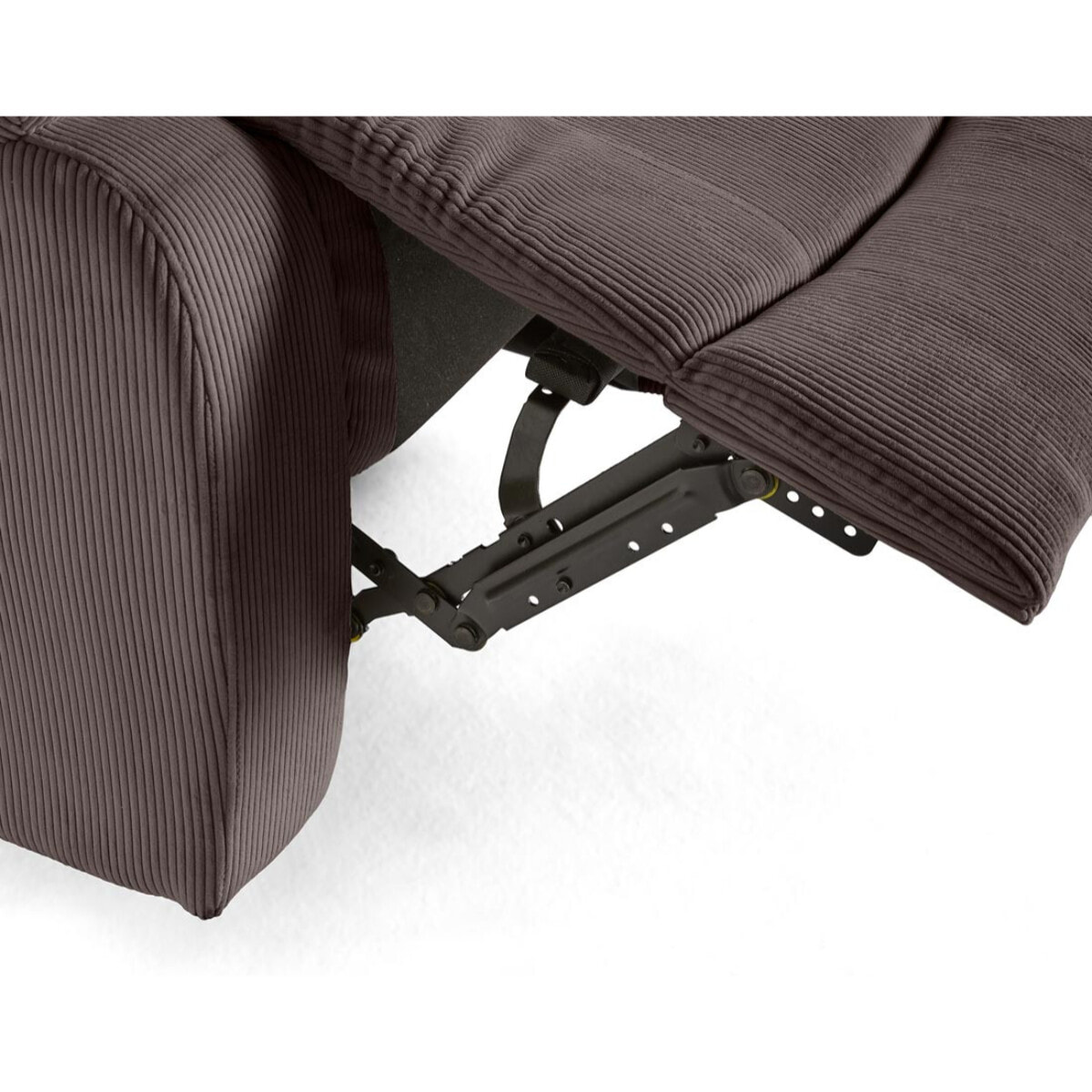 Armand - fauteuil relax électrique en velours côtelé - Marron