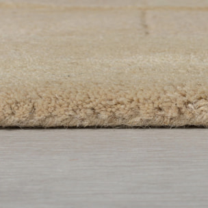 Tapis en laine rond GIGI Beige