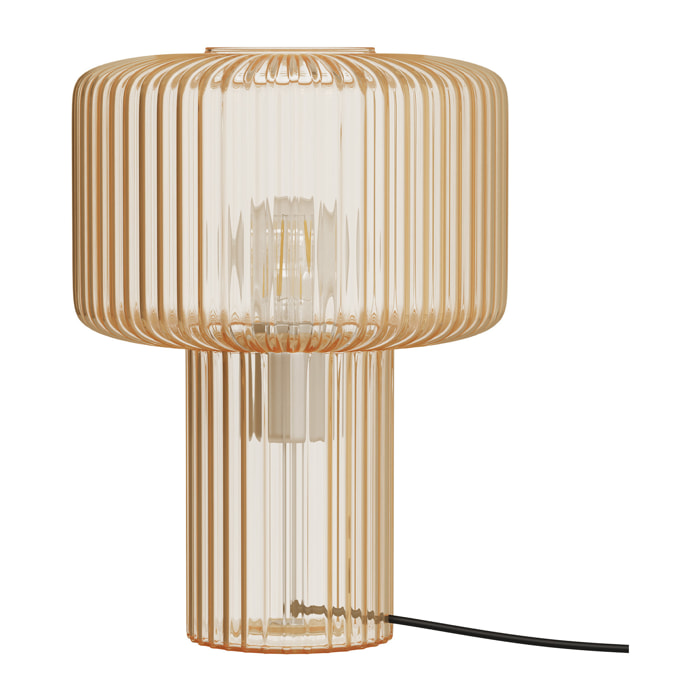 Lampe en verre cannelé - Verra