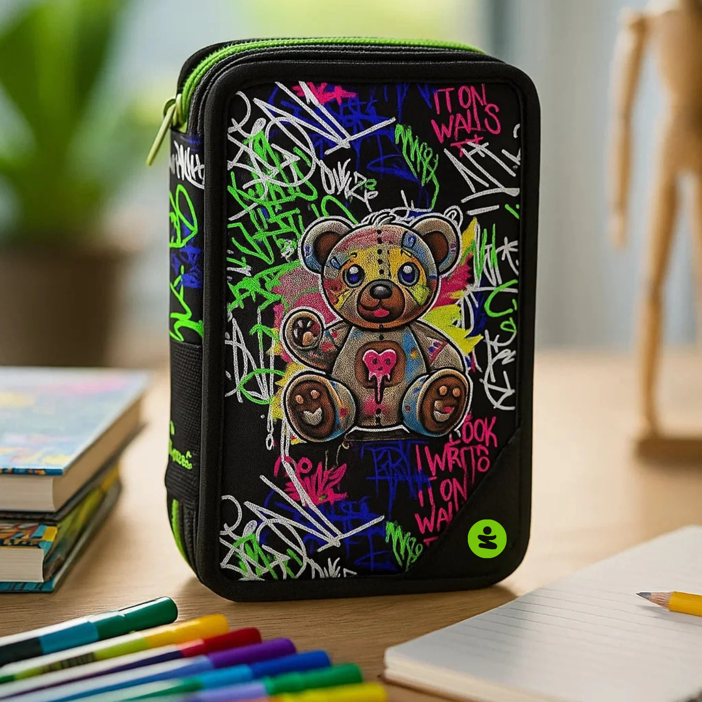 beSmart - ASTUCCIO TRIPLO 18+18 GIOTTO PREMIUM TEDDY