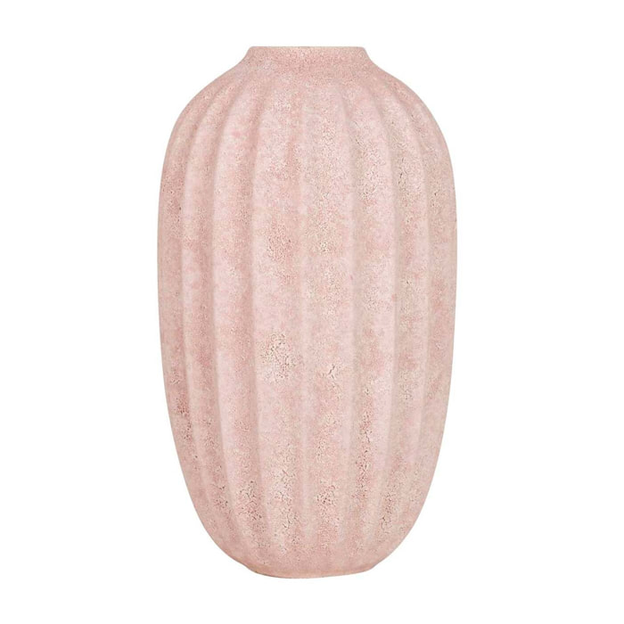 Florero Cerámica Rosa 17x17x30 Cm