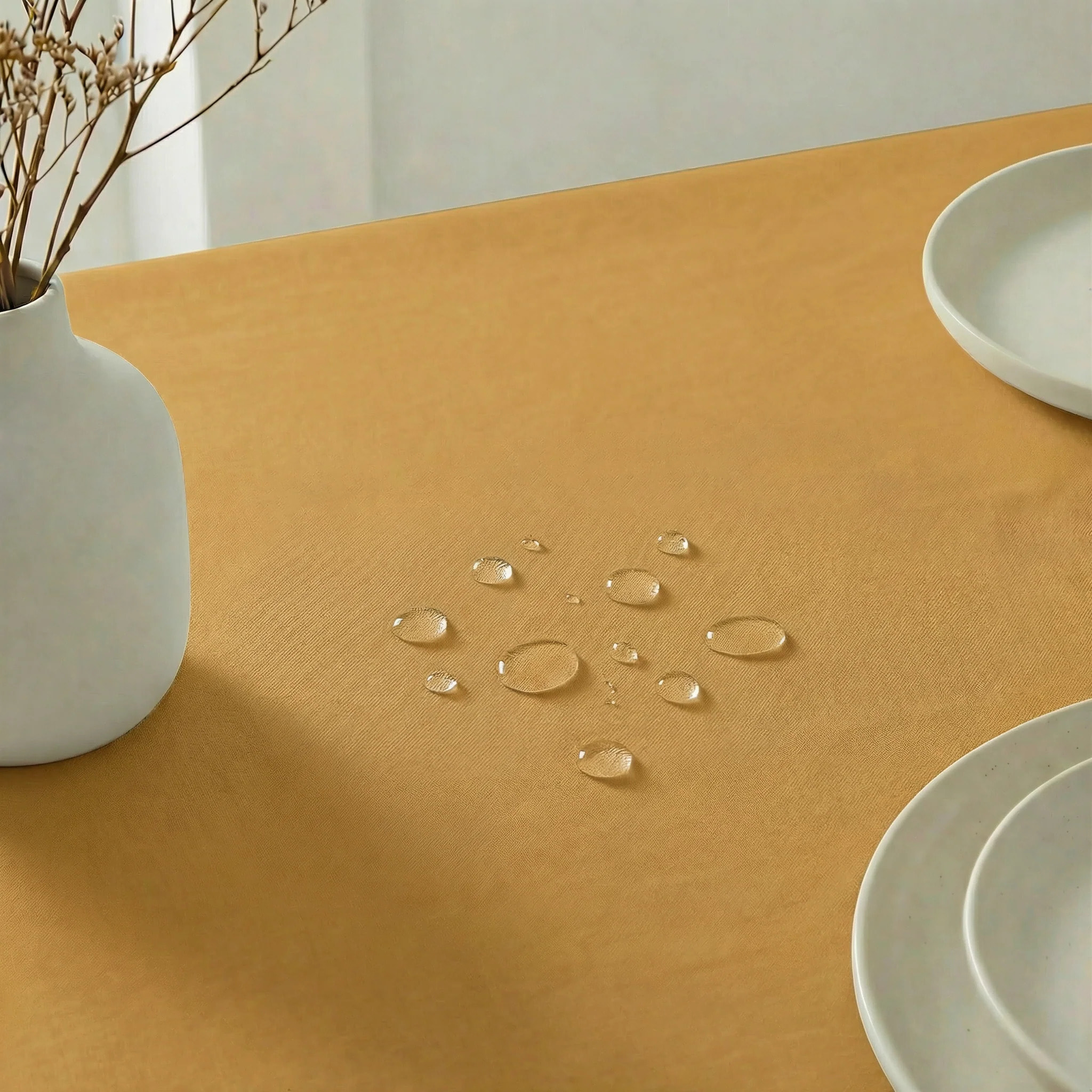 Nappe antitache au toucher tissu imperméable BLÉ