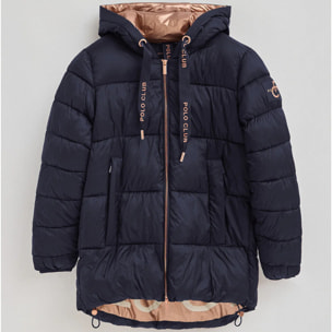 Chaqueta Ingrid azul marino con logo Polo Club