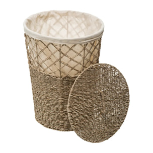 Panier à linge en roseau 15L "Vannerie"