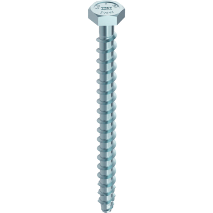 Boite de 25 Vis Multi Monti 12x140 mm HECO - Tête hexagonale - ép.max 65 mm - Perçage 10 mm - 48415