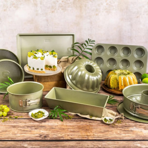 Ensemble de 3 moules à gâteaux de 18 à 30 cm Zenker Green Vision