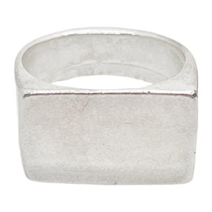 Anillo sello Blan en plata 7 micras