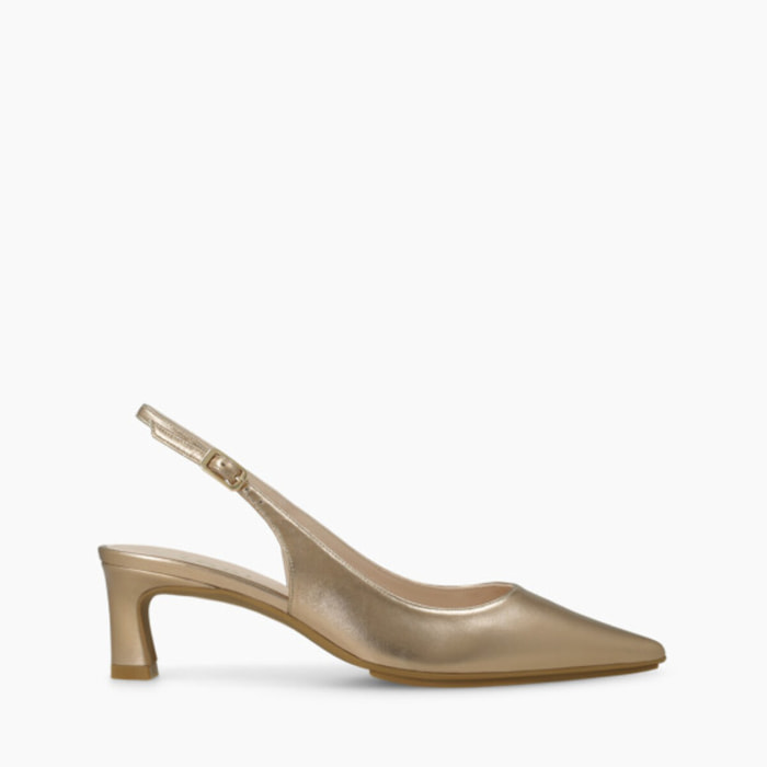 ZAPATOS DE SALÓN DORADOS CHASE