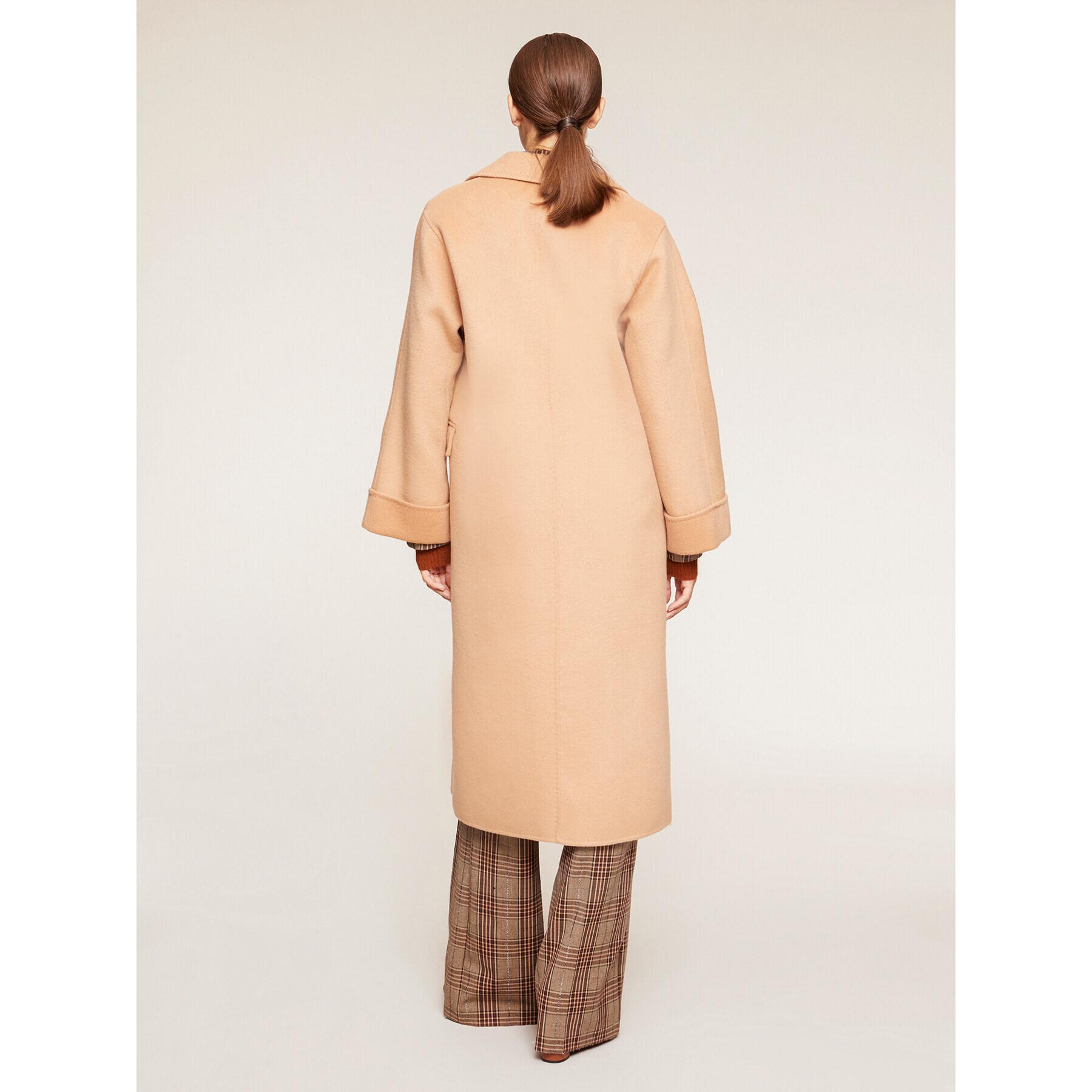 Motivi - Cappotto doppiopetto in panno double - Beige