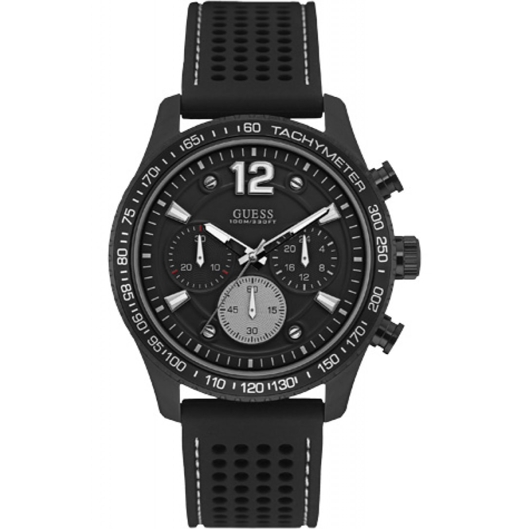 Reloj Guess W0971G1 Hombre Analogico Cuarzo con Correa de Silicona