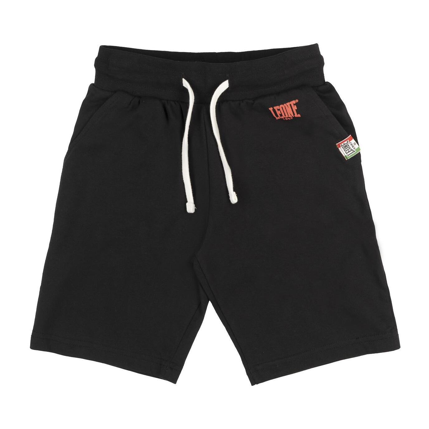 Pantaloncino da bambino in cotone non garzato Leone New Basic