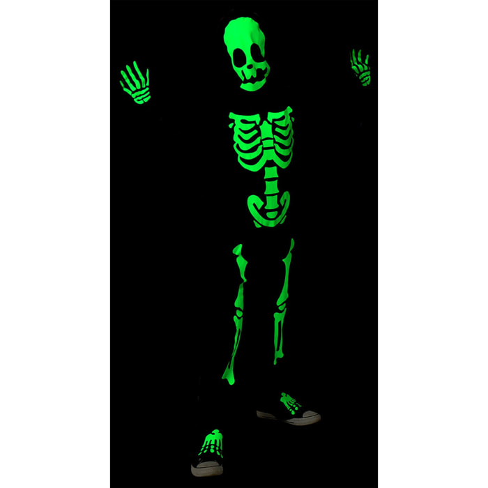 DISFRAZ SKELITO ELEGANTE GLOW IN DARK INF