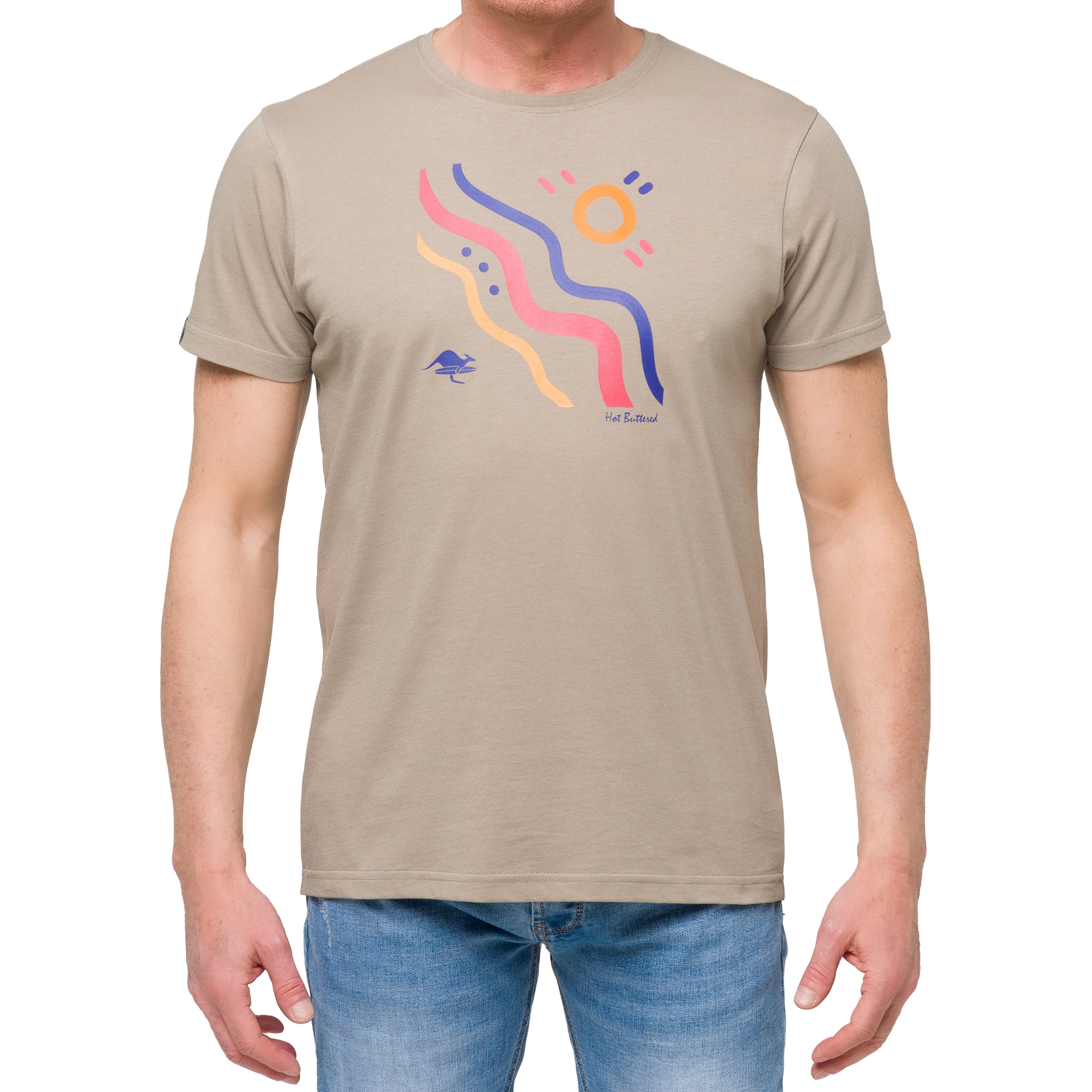 T-shirt OUTBACK 100% cotone Khaki