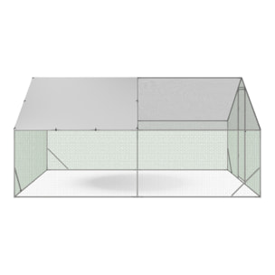 Enclos grillagé pour poules 12m² - 3x4m