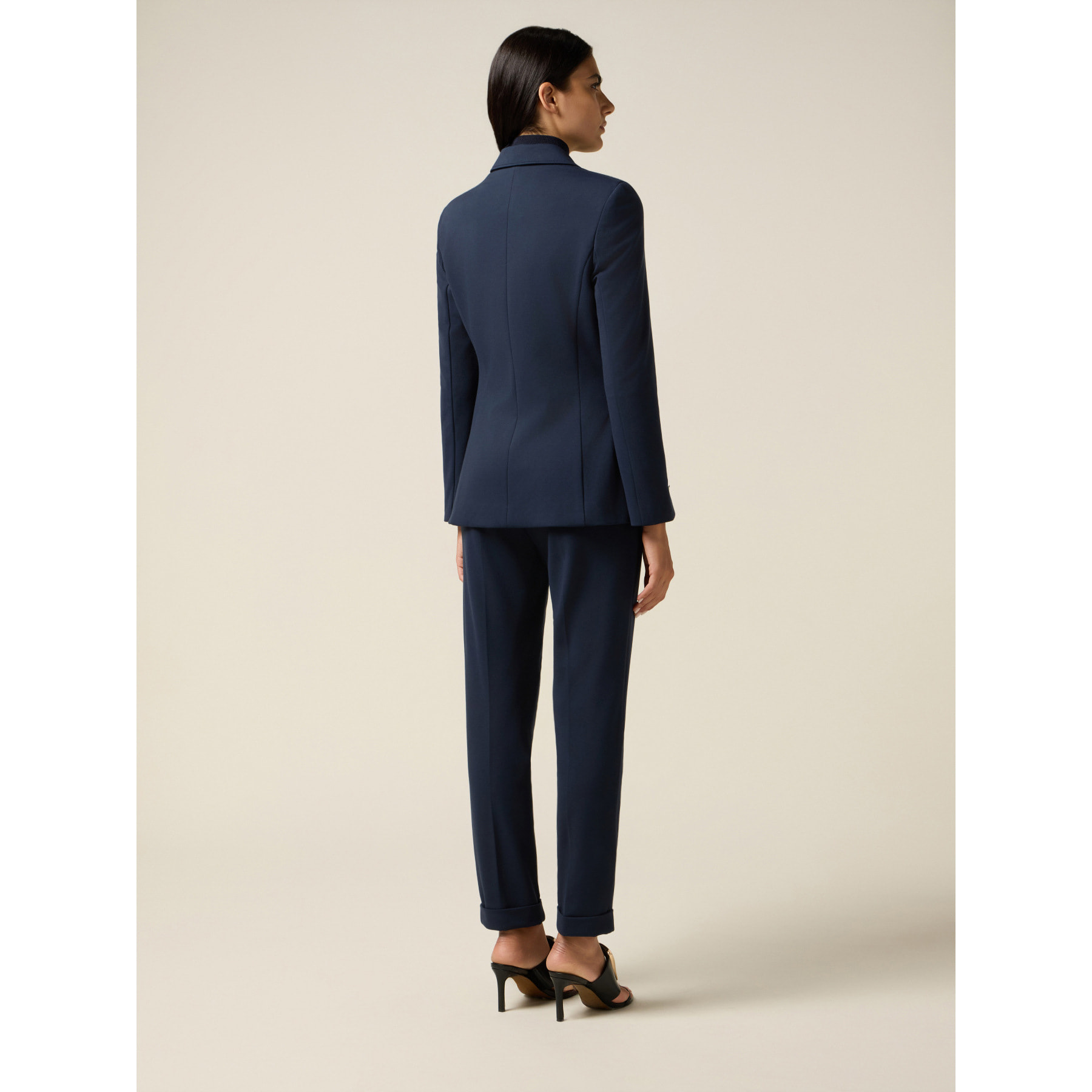 Oltre - Blazer in punto milano - Blu