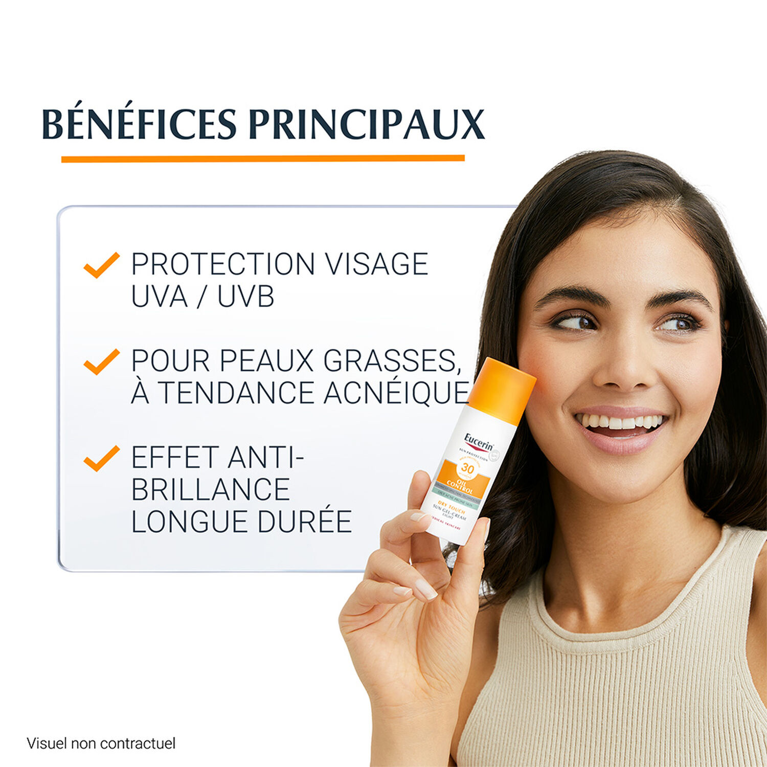 Sun Oil Control SPF50+ - Gel Crème - Peau à Imperfections 50 ml