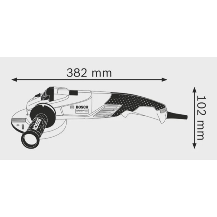Meuleuse angulaire BOSCH GWS 18-125 SL - 1800W Ø125 mm - 06017A3200