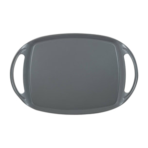 Asador Grill de 36,9x24,6cm en aluminio forjado Earth Grey San Ignacio