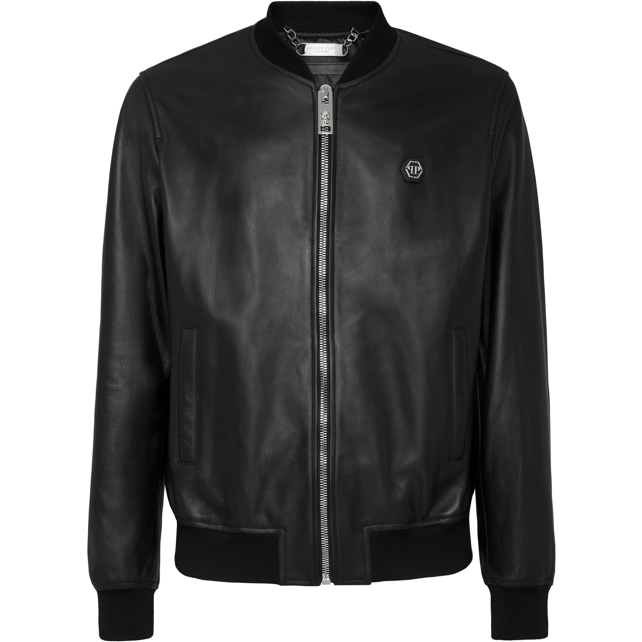 PHILIPP PLEIN Leather Bomber