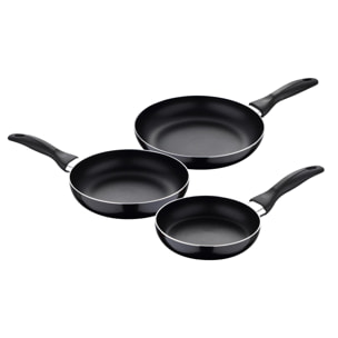 Set 3 sartenes (16,20,24cm) Navy black, San Ignacio