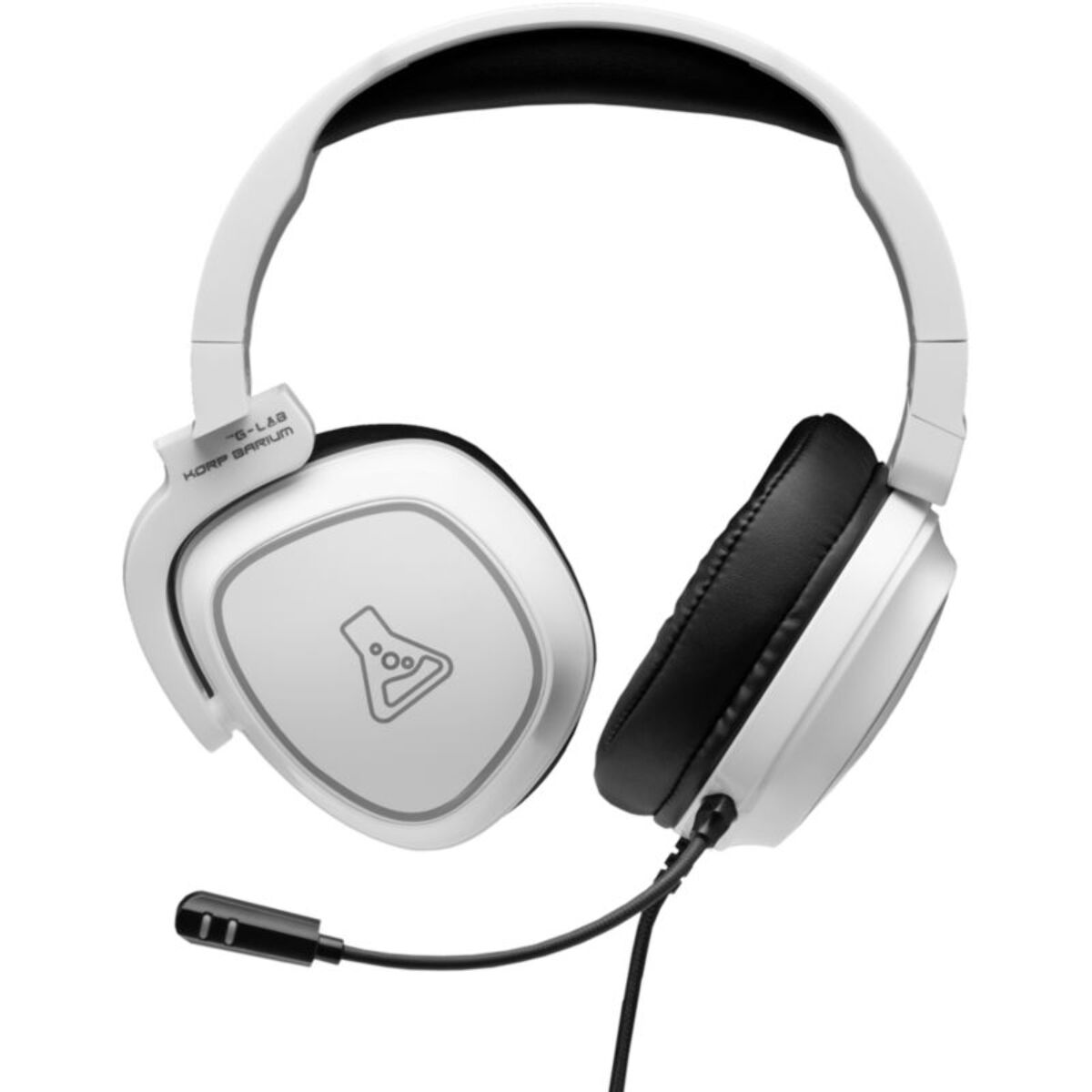 Casque gamer THE G-LAB KORP BARIUM Blanc