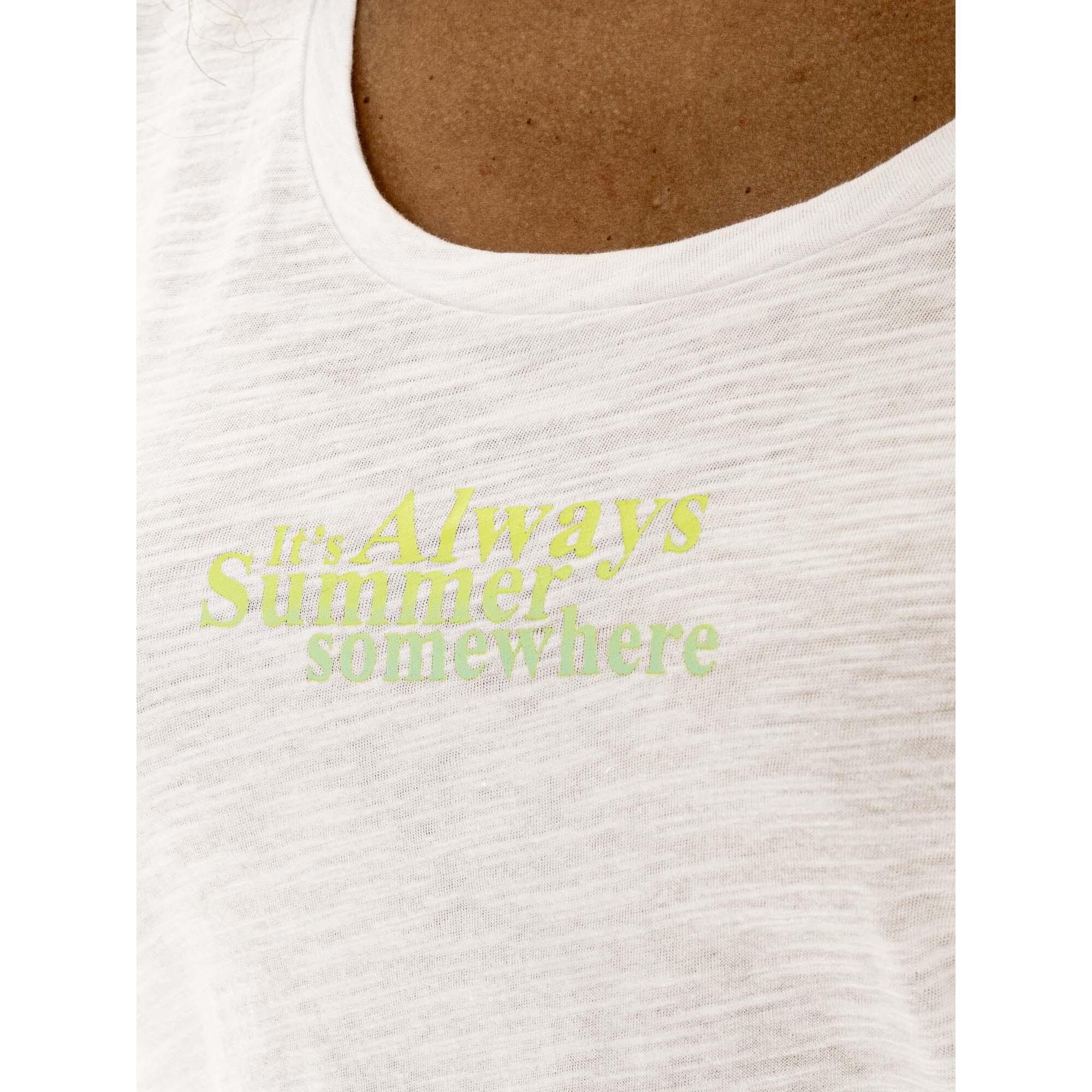 Camiseta corta de mujer Silence Work