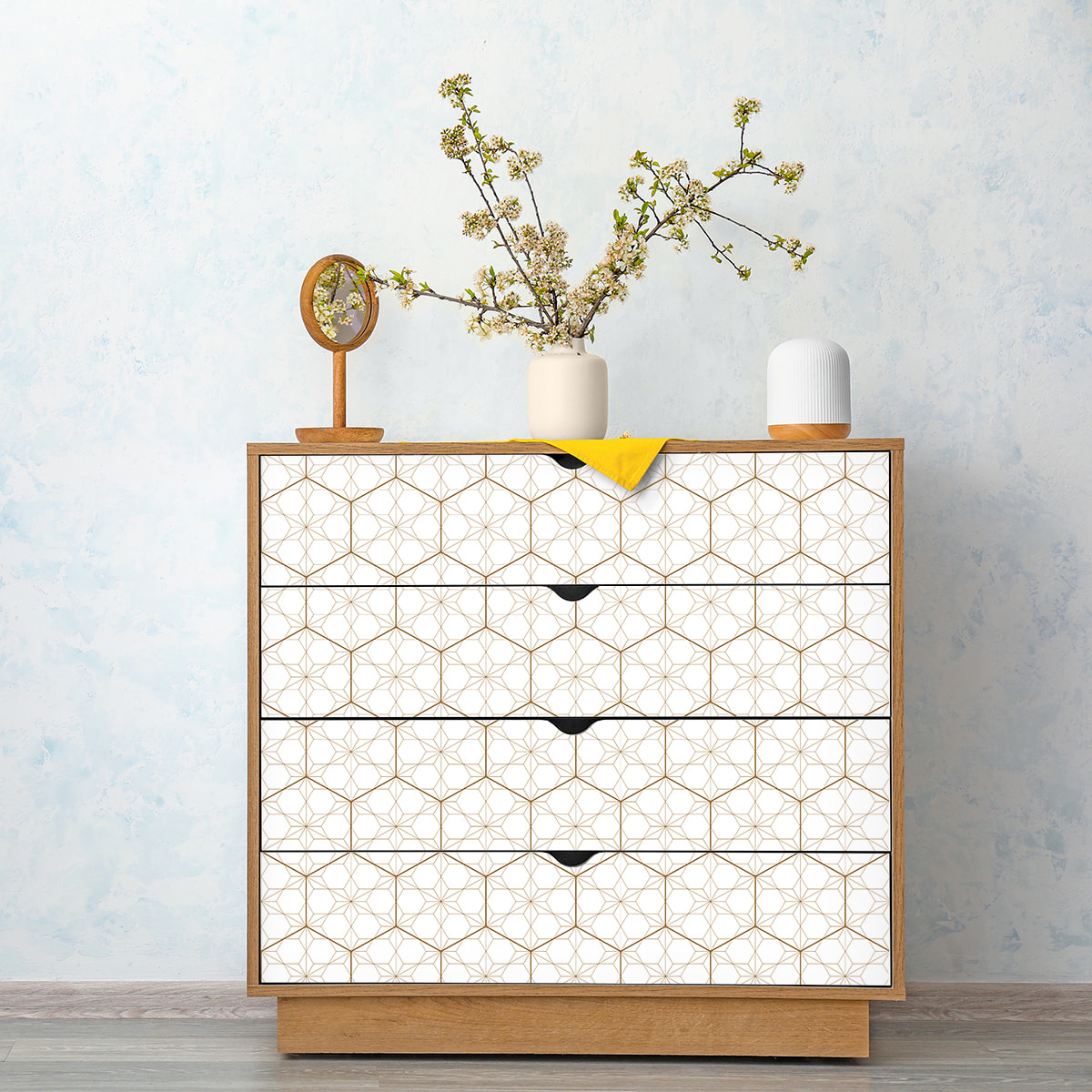 Sticker meuble scandinave pinja 60 x 90 cm