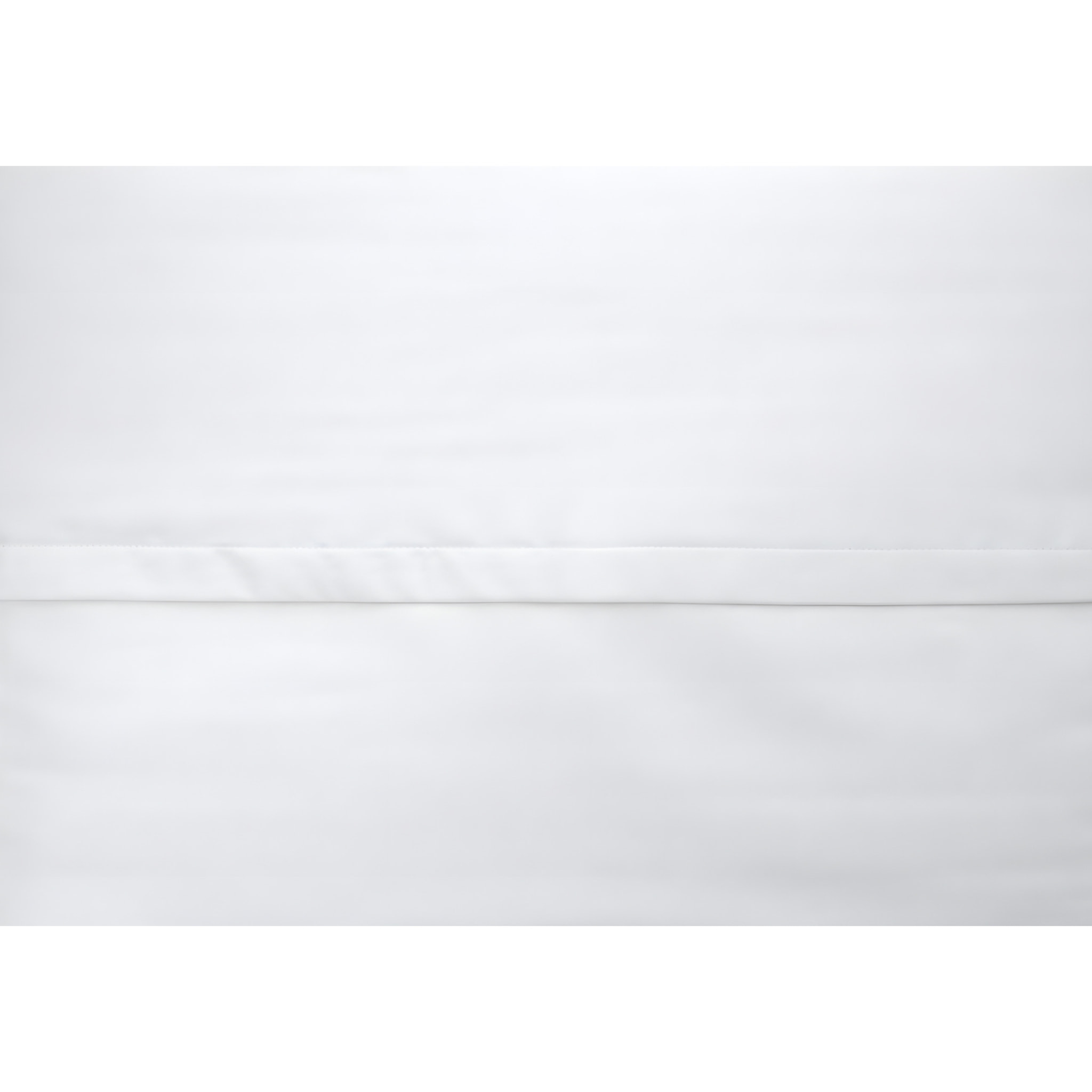 Parure Copripiumino Estate/Inverno 100% Raso Cotone Tinta Unita Bianco 01 GI