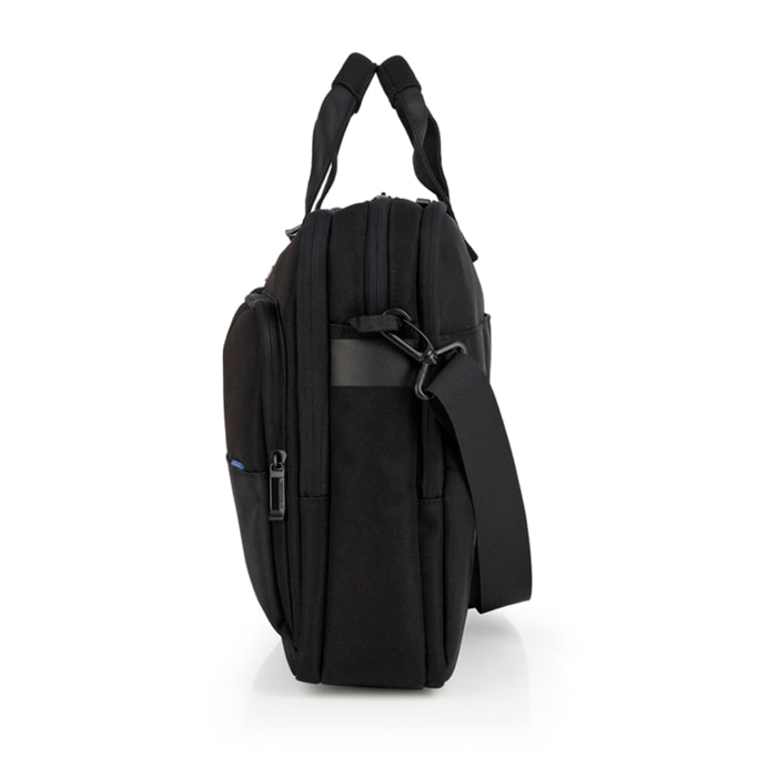 Maletín Gabol Intro material reciclado con 3 compartimentos