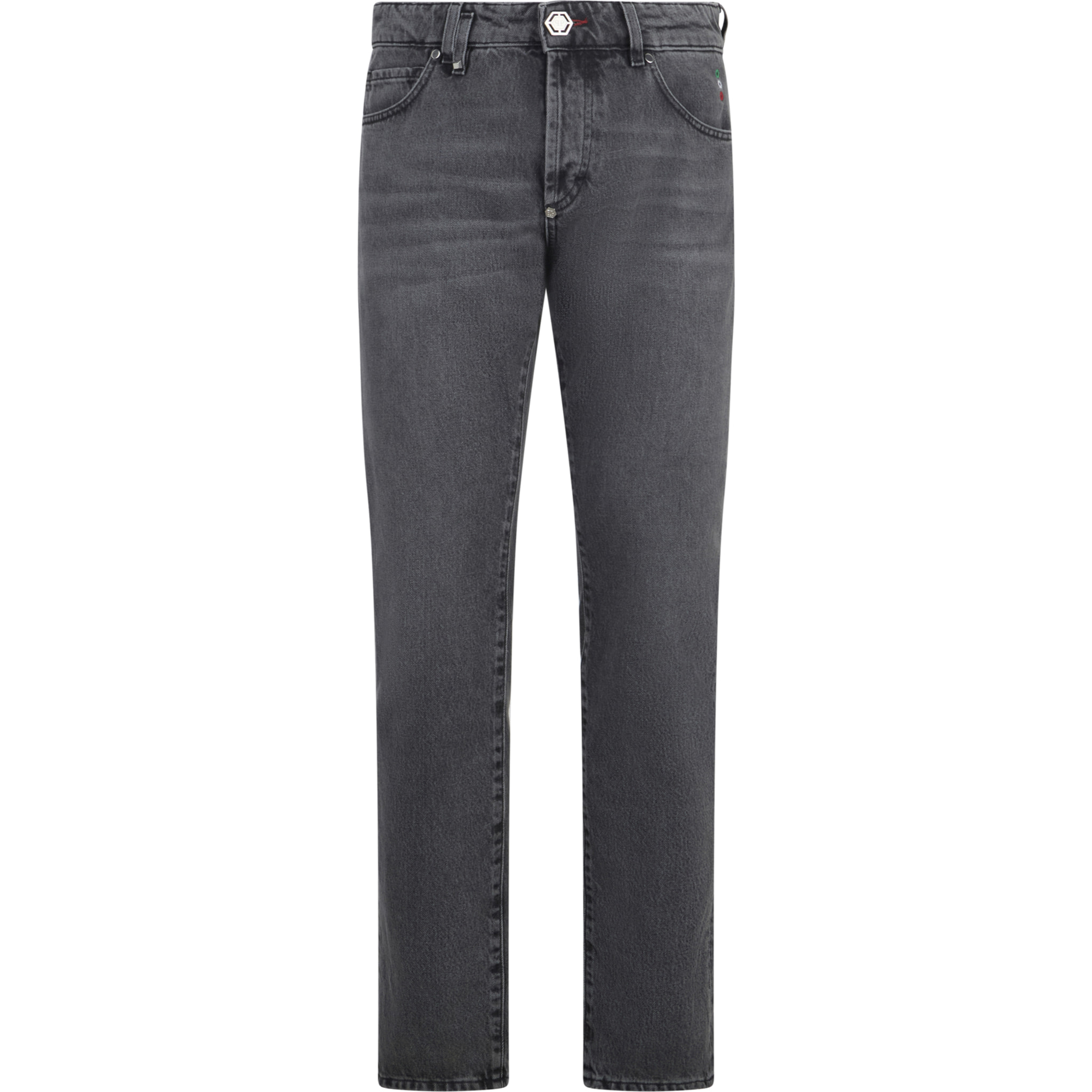 PHILIPP PLEIN Basic Straight Cut Jeans