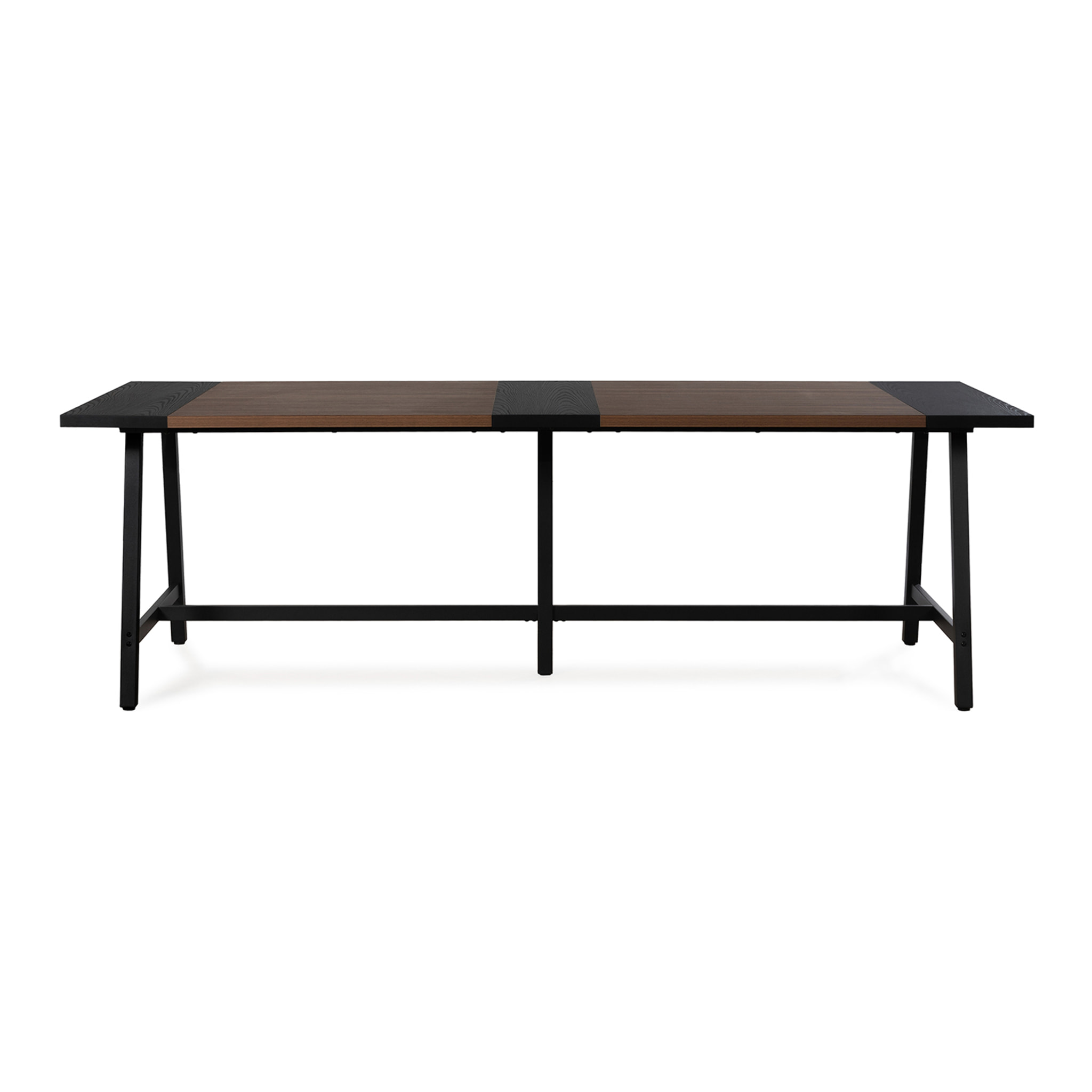 Mesa de comedor Caracas efecto Nogal, 240 cm